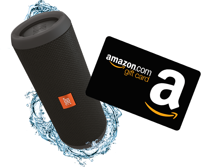 Amazon Gift Card and JBL Speaker