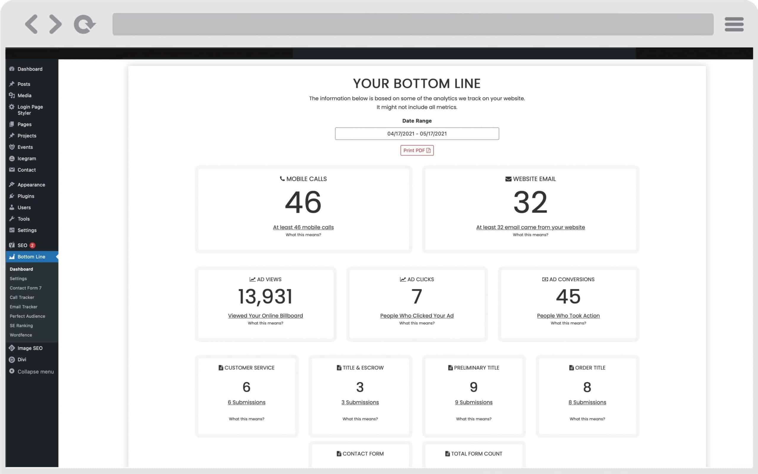 Client Dashboard for WordPress - Screenshot Client Dashboard for WordPress - Screenshot