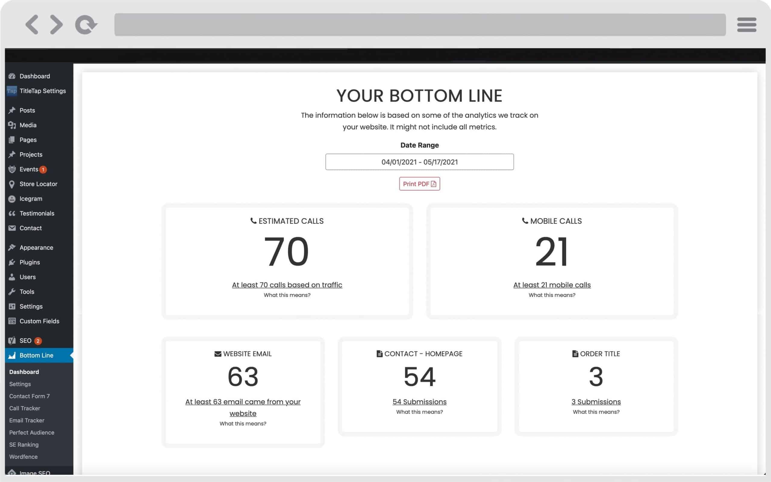 2a - Dynamic Client Dashboard for WordPress