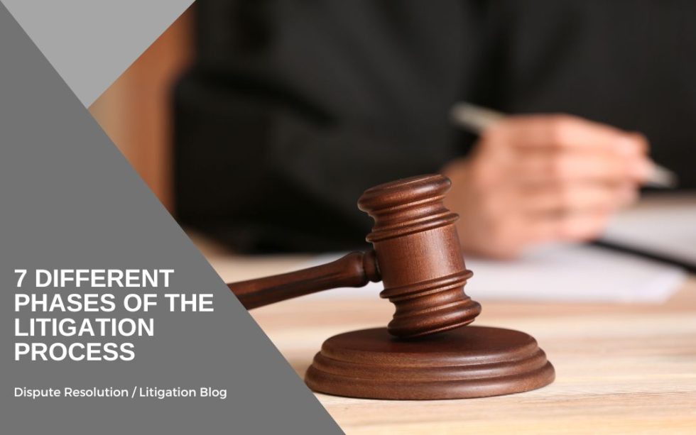 7 different phases of the litigation process - Example Law Firm