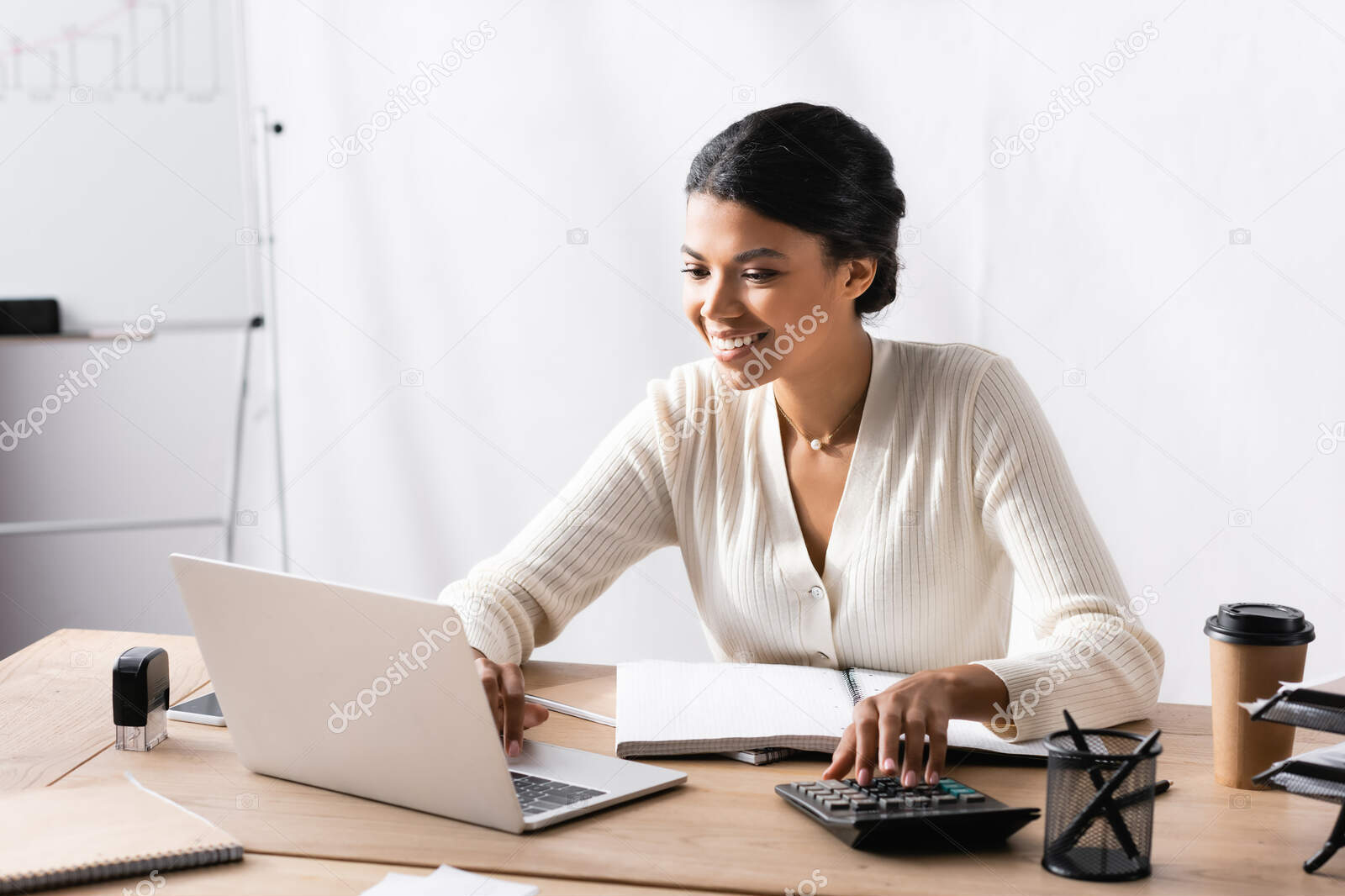 Happy African American Woman