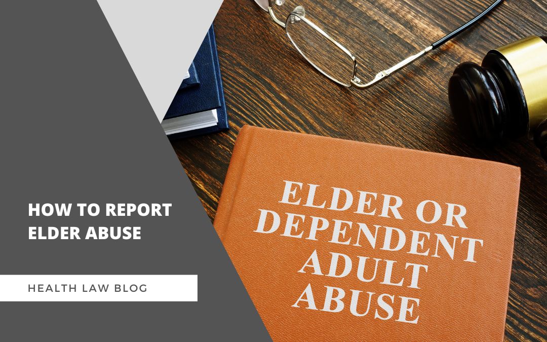 How to report elder abuse