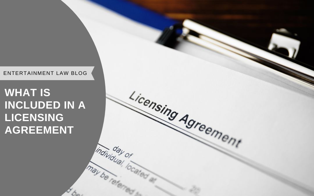 What is included in a licensing agreement