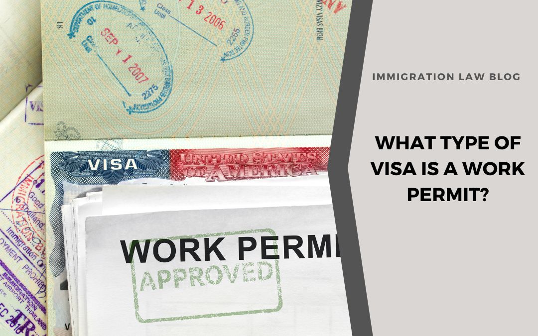 What type of visa is a work permit?