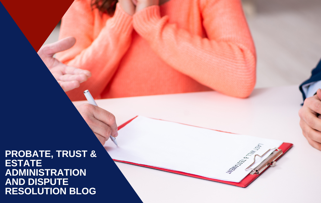 Probate, Trust and Estate Administration and Dispute Resolution Intellectual Property Law Blog Header